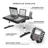 Limitless TotalDesk Portable Modern Workstation and Lap Desk with Adjustable