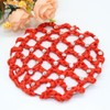 Hair Net Bun 12 Pieces Rhinestone Bun Cover Crystal Hair
