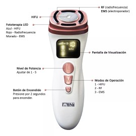 Aqua Aesthetics Mini Hifu Portatil Radiofrecuencia Ultrasonido Rf Facial V2
