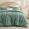 Bedsure Boho Duvet Cover Queen - Tufted Duvet Cover Queen