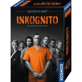 KOSMOS 683832 Masters of Crime - Incognito, Immersive Thriller Experience, Crime Game for 1-6 Players from 14 Years, Escape Game for Adults, Puzzle Game Detective