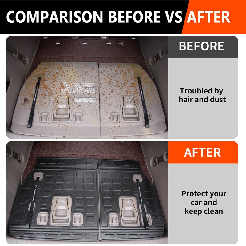 powoq Backrest Mats Compatible with 2022-2024 Kia Carnival Non-Hybrid Back