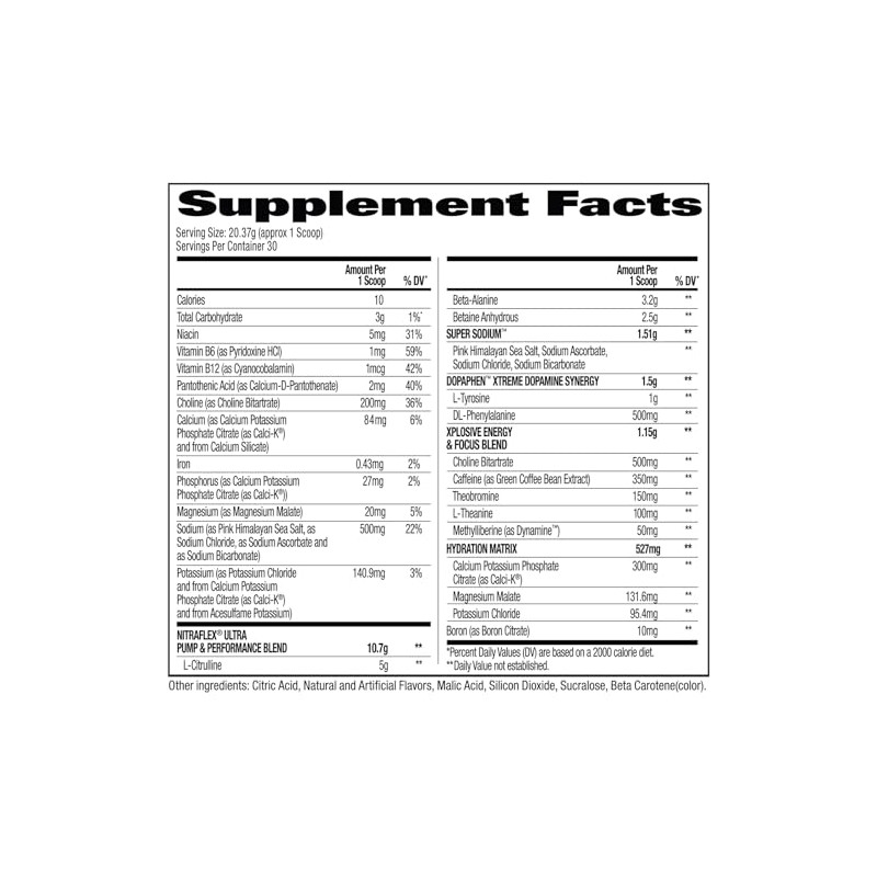 GAT SPORT - NITRAFLEX ULTRA - The Complete Pre-Workout Formula