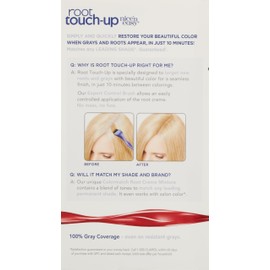 Clairol Root Touch-Up by Nice'n Easy Permanent Hair Dye, 9 Light Blonde Hair Color, 2 Count