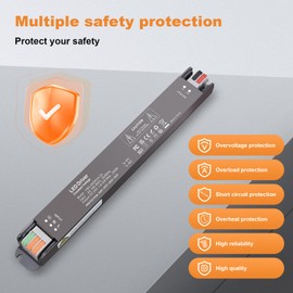 YAYZA! LED Transformer 24V 200W, LED Transformer 200W AC 230V to DC 24V 8.3A, LED Power Supply DC Low Voltage Driver Constant Voltage Driver for CCTV