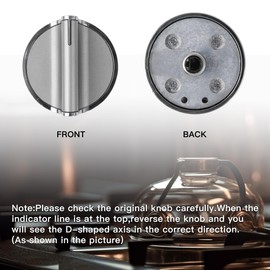 Walmine W10594481 Stove Burner Control Knobs Replacement for Whirlpool, Replaces AP6023301 PS11756643 EAP10594481