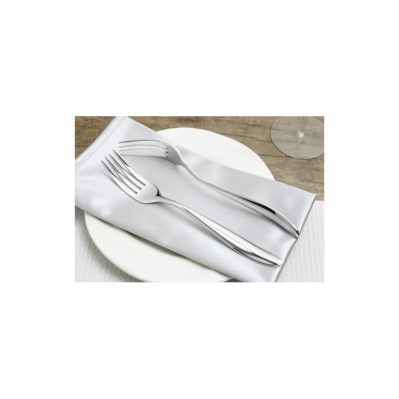 Dinner Forks,18/10 Stainless Steel Silverware Forks,Set of 12,Dishwasher Safe