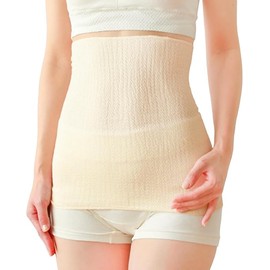 [picopon] Silk Belly Wrap, Made in Japan in Koryo Town, Nara Prefecture, Warm Living, "pikopon x silk" Unbleached Color, Made in Blended Yarn, 17th Anniversary of its Foundation, Introduced in