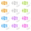 SINAMER 12 Pack Fairy Lights Battery Operated String Lights, 7ft