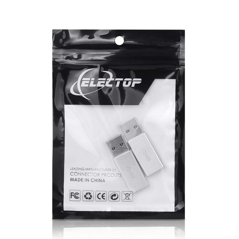 Electrop USB-C to USB-A Adapter (2 Pack) - Type A
