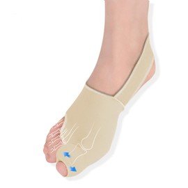 FROADB Bunion Corrector for Women Big Toe, Bunion Corrector for Men, Bunion Relief, Bunion Pads, Big Toe Splint, Bunion Fix Preventer Device for Day/Night (2 Count) Beige XL