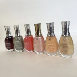 Sally Hansen Set Of 6 Assorted Colors Sally Hansen Diamond Strength No Chip Nail Color