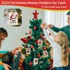 FeBohao 7 Pcs Christmas Tree Decorations Money Holders for Cash