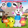 Raymall Easter Inflatables Outdoor Decorations, 5FT Tall Easter Blow Up