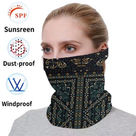 Neck Gaiter Mask Face Scarf Bandana Tube Cover Headwear Balaclava Headband Headwrap for Men and Women
