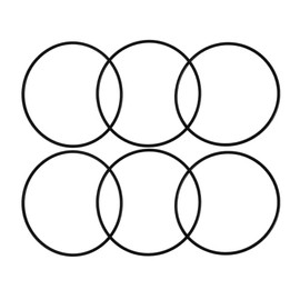 O-Ring - Replacement for 151122 Penek 10" and 20" Big Blue and Big Black Filter housings. O-Rings are Compatible with Pentair Pentek Big Blue Water Filters OEM Size ORing Buna-N. (6 Pack) by Neo-Pure