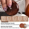 Professional Baking Bread Slicer with Fancy Round Wooden Handle &