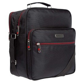 Christian Wippermann Flight Attendant Shoulder Bag Work Bag Men's Bag Black in Portrait Format