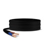 Primes DIY 2 Core Round Black Flex Flexible Cable, stranded