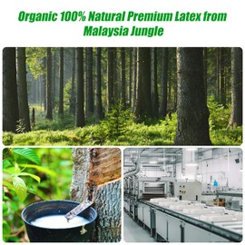 Pskikkp Changing Pad, Organic 100% Natural Premium Latex from Malaysia Jungle,27.6"×17" Skin-Friendly Surface, Easy to Clean, Non-Slip Design for Changing Tables and Dressers, IPX7 Waterproof(Gray)