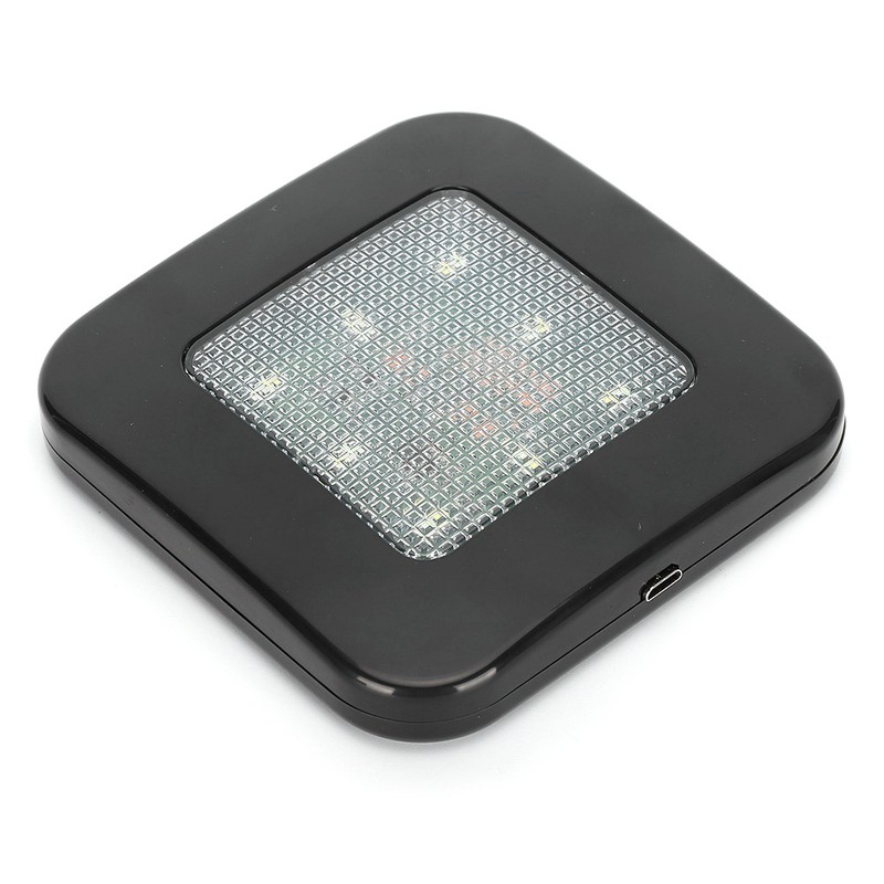Car Interior Reading Light 3 Color LED Magnet Rear Trunk