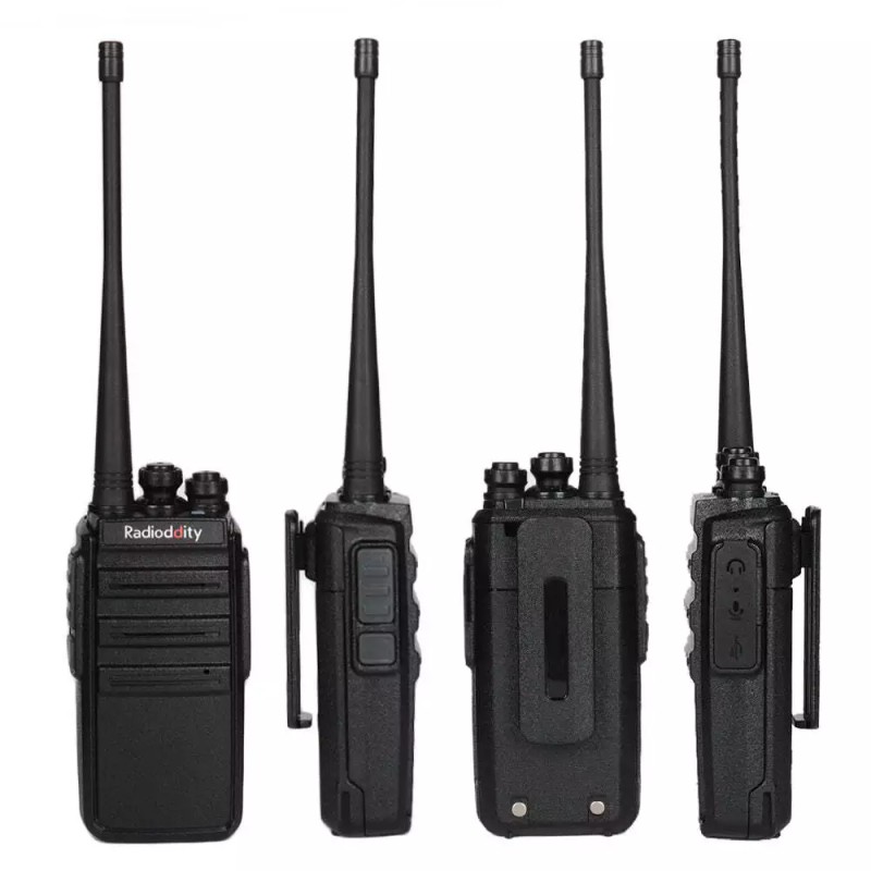 Radioddity GA-2S [2/4 Packs] UHF Long Range USB Two way