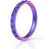 ThunderFit Thin Silicone Wedding Rings for Women, Triangle Diamond Stackable