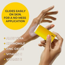 SPF 50+ Zinc Sunscreen Stick - Invisible Korean Sunscreen For Face & Body, Portable Sun Cream Spf 50, Touch‑Free & Lightweight - Uv Defence, Moisturising Hydration, No Mess, Re‑Application On The Go