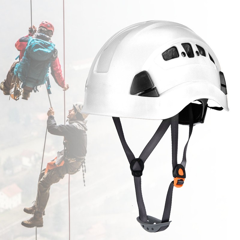 Outdoor Rescue Helmet Rock Safety Rappelling Gear Belay Device for