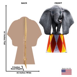 Cardboard People Dumbo Life Size Cardboard Cutout Standup - Disney's Dumbo (2019 Live Action Film)