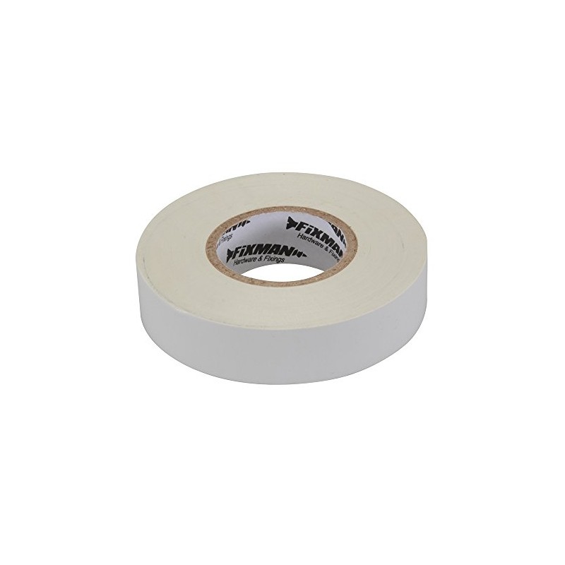 Fixman 189311 insulating tape 19mm x 33m, white