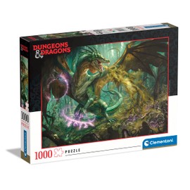 Clementoni - 39734 - Puzzle Dungeons & Dragons, Puzzle 1000 Pieces for Adults and Children 10 Years, Skill Game for the Whole Family