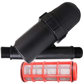 Suinga. 1" Mesh Filter for 32mm pipe. Used in irrigation and drip irrigation installations. 1" thread and filter capacity 120 mesh.