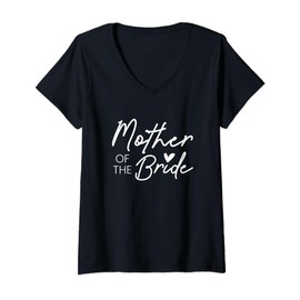 Womens Mother Of The Bride V-Neck T-Shirt