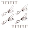 ZLLZPZD Set of 4 Stainless Steel Toggle Latches Lockable Toggle