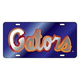 (LASER BLUE/ORG/SIL GATORS (07093)) - Florida Gators Tag
