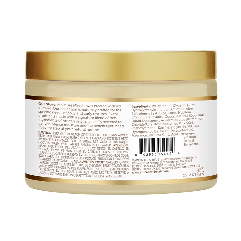 African Pride African Pride Moisture Miracle Aloe & Coconut Water,