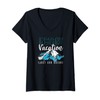 Womens Instant Vacation Just Add Ocean V-Neck T-Shirt