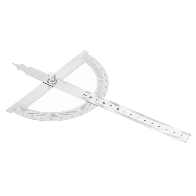Angle Protractor, Angle Finder Ruler Clearly Display Stainless Steel Material