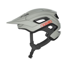 ABUS CliffHanger MTB helmet - bike helmet for demanding trails - with large ventilation openings & TriVider strap system - for men and women - grey, size M