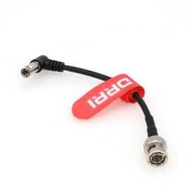 DRRI BNC Male to High Density Micro BNC Right Angle HD-SDI 3G/6G Video RG59 Belden 1855A Cable for Blackmagic Video Assist 5"