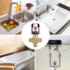Thermostatic Mixing Valve Solid Brass G1/2 for Shower System Water