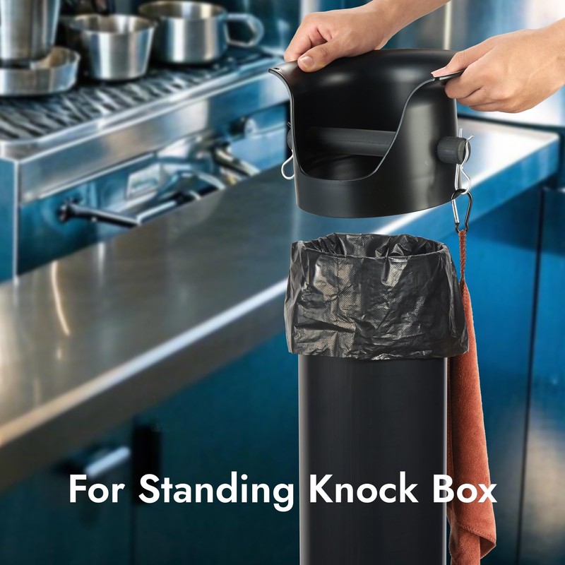 CURTA Garbage Bags for Espresso Standing Knock Box, 30 Count,