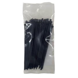 Nagahori Industrial Screwer Band Hand Cut Cable Ties for Outdoor Use, Black, Width 1.1 x Total Length 5.9 inches (2.8 mm) x Total Length 5.9 inches (150 mm), Insulation Lock Cable Tie, Wiring Band,