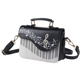 EVEOUT Ladies Stylish Piano Handbag Shoulder Purse, Womens Crossbody Messenger Bag