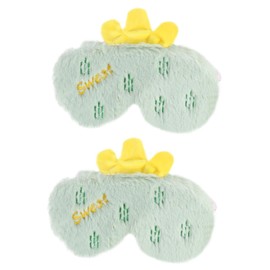 FOMIYES Pcs Sleeping Blindfold Breathable Plush Eye Mask for Sleep Sleep Eyeshade Cartoon Design Comfortable for Long Term Use for Family Friends