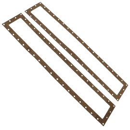 Radiator Tank Gaskets Compatible with Peterbilt 377 378 379 Trucks 1 Pair 42 Bolt Holes Cork