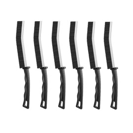 JurciCat Pack of 6 Joint Brush, Gap Cleaning Brush, Joint Cleaning Brush with Hard Bristles, Hard Bristles, Corner Cleaning Brush, for Bathroom, Kitchen, Floor Tiles