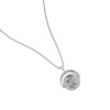 Alex and Ani Birthstone and Flower Flip Charm Adjustable Necklace,