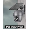 ANRAN 2K Security Camera Outdoor Wireless with 360° View, Solar